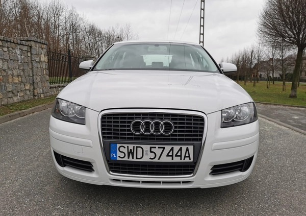 Audi A3 cena 27900 przebieg: 77000, rok produkcji 2008 z Rydułtowy małe 781